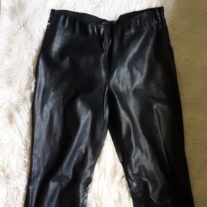 Zara faux leather pants